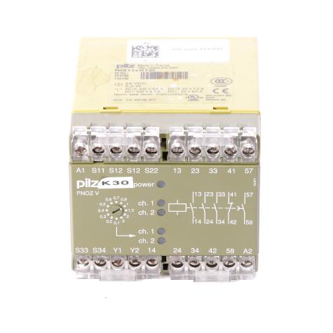 Sicherheitsschaltgerät PNOZ V3 s 24 V DC 3n/o 1n/c 1n/o T  Gebraucht